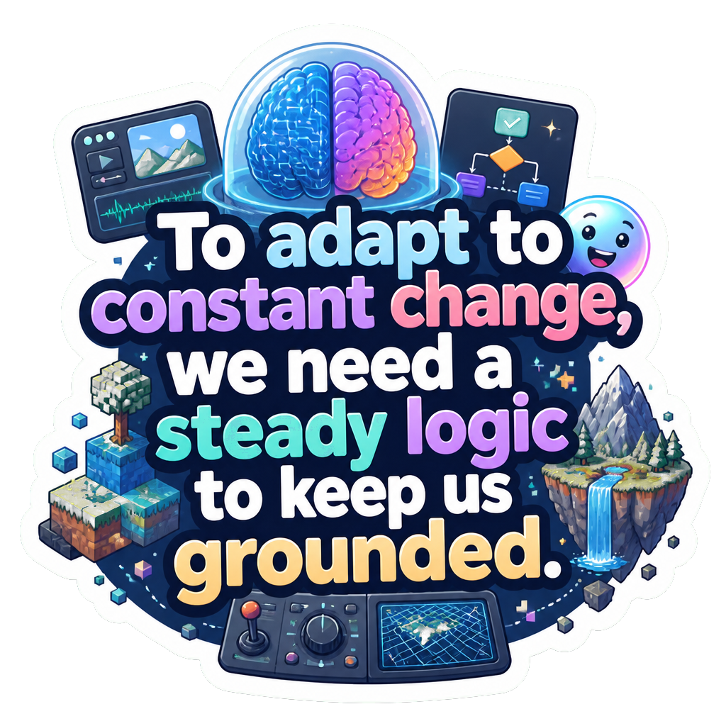 To adapt to constant change, we need a steady logic to keep us grounded.