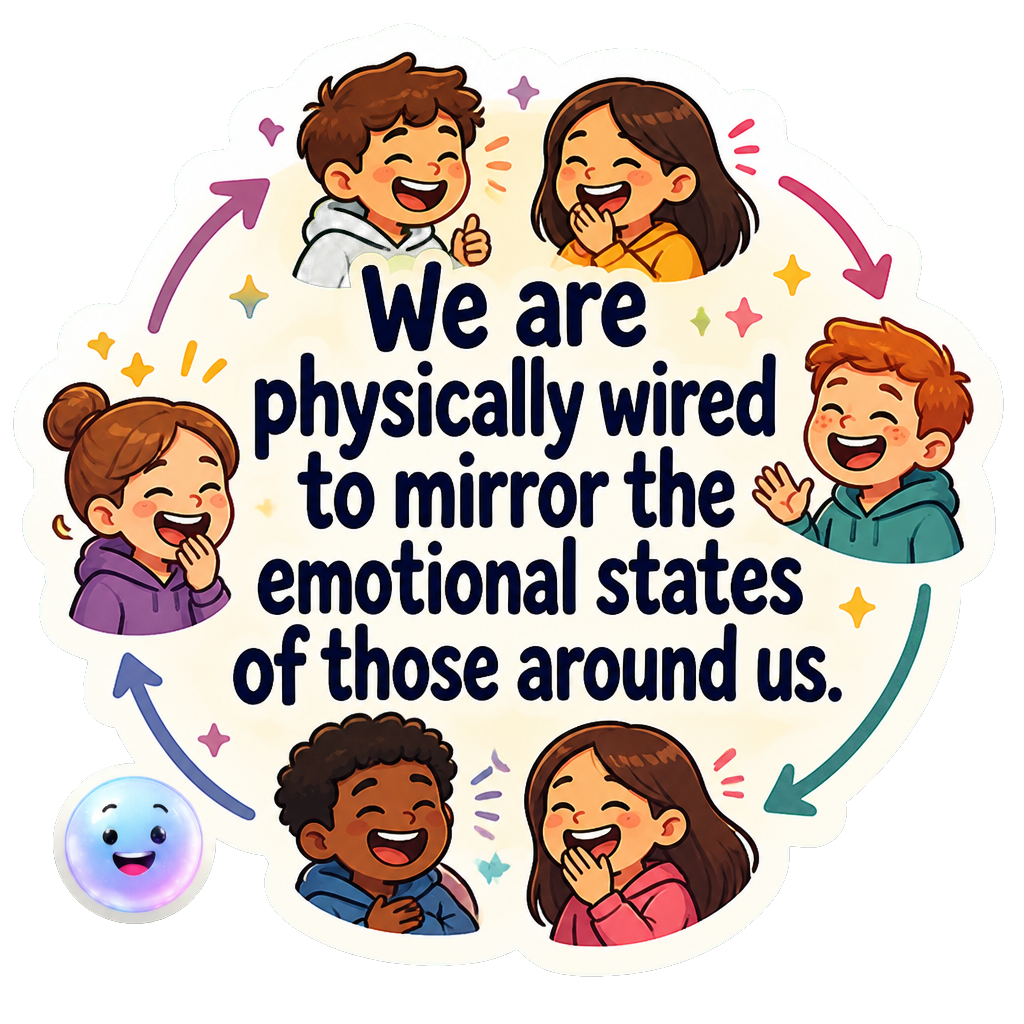 We are physically wired to mirror the emotional states of those around us.