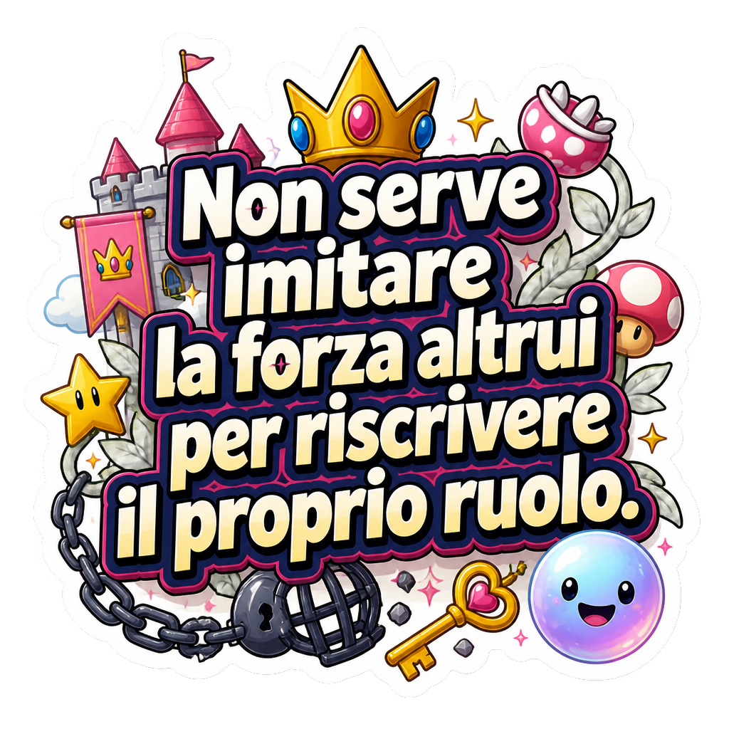 Non serve imitare la forza altrui per riscrivere il proprio ruolo.