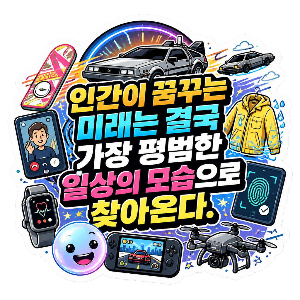 인간이 꿈꾸는 미래는 결국 가장 평범한 일상의 모습으로 찾아온다.