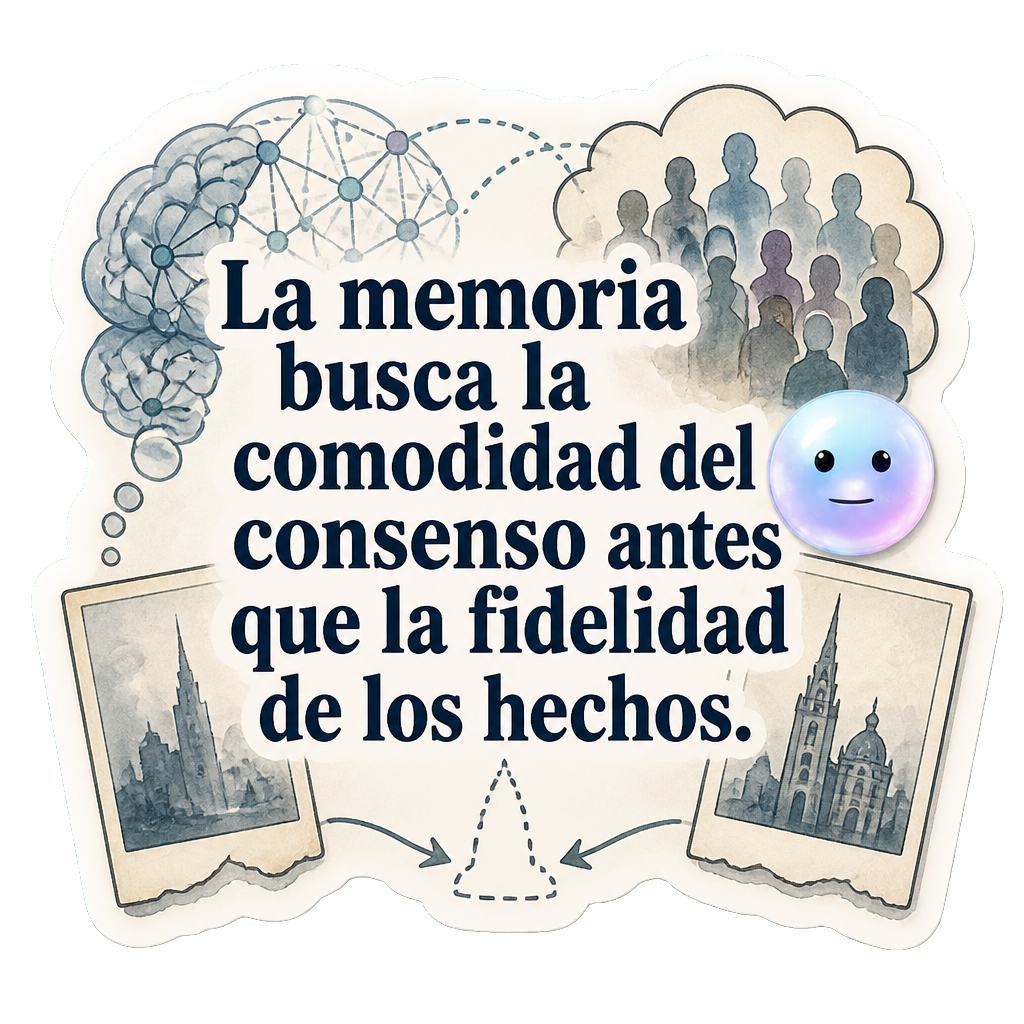 La memoria busca la comodidad del consenso antes que la fidelidad de los hechos.