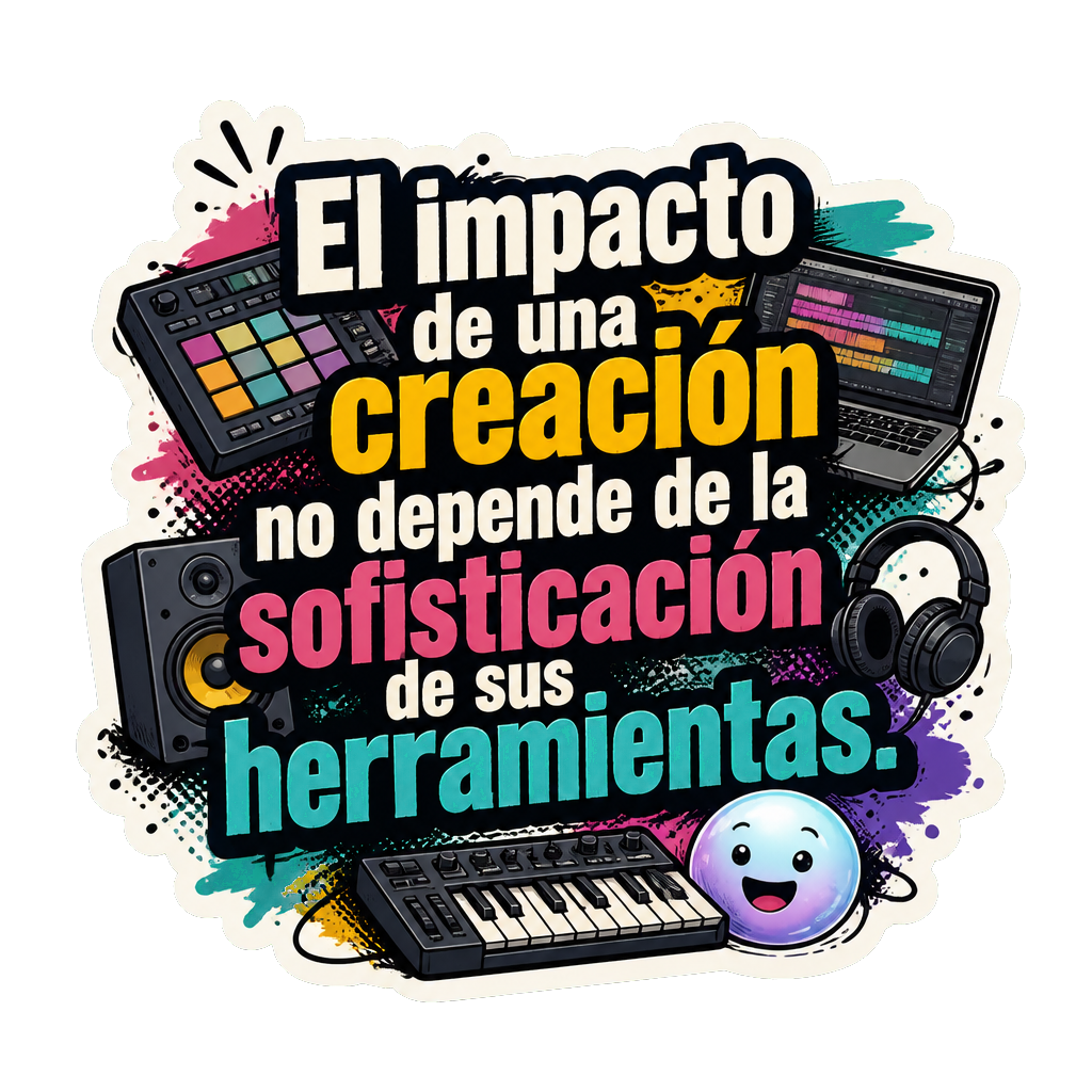 El impacto de una creación no depende de la sofisticación de sus herramientas.