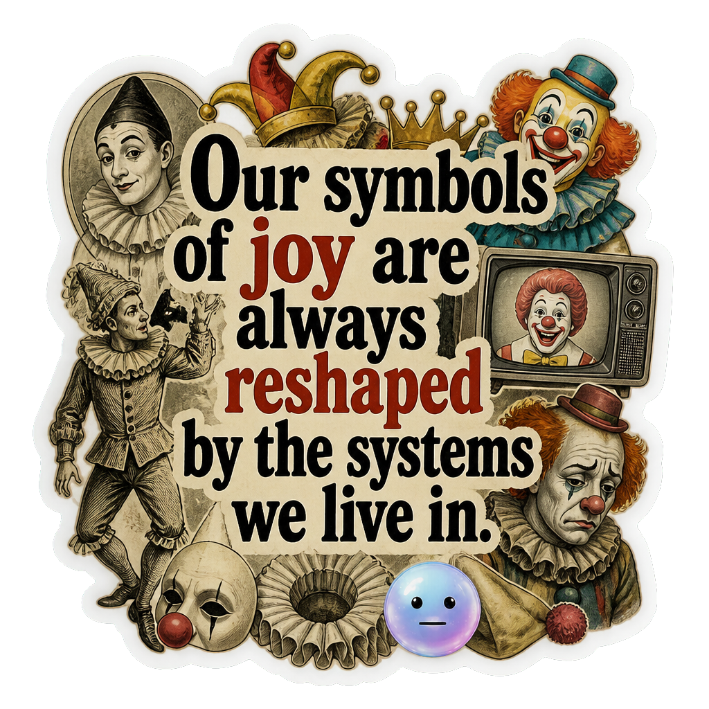 Our symbols of joy are always reshaped by the systems we live in.