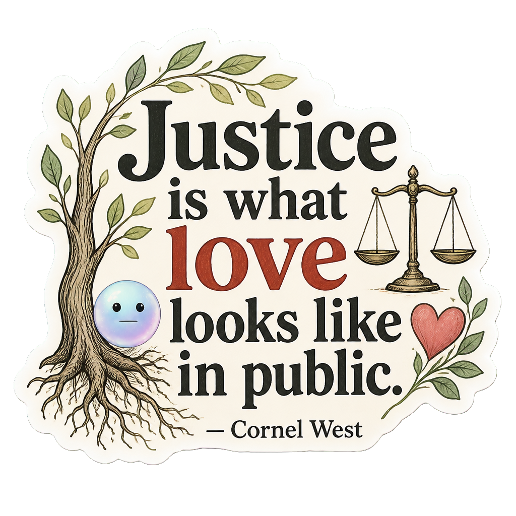 Justice is what love looks like in public.