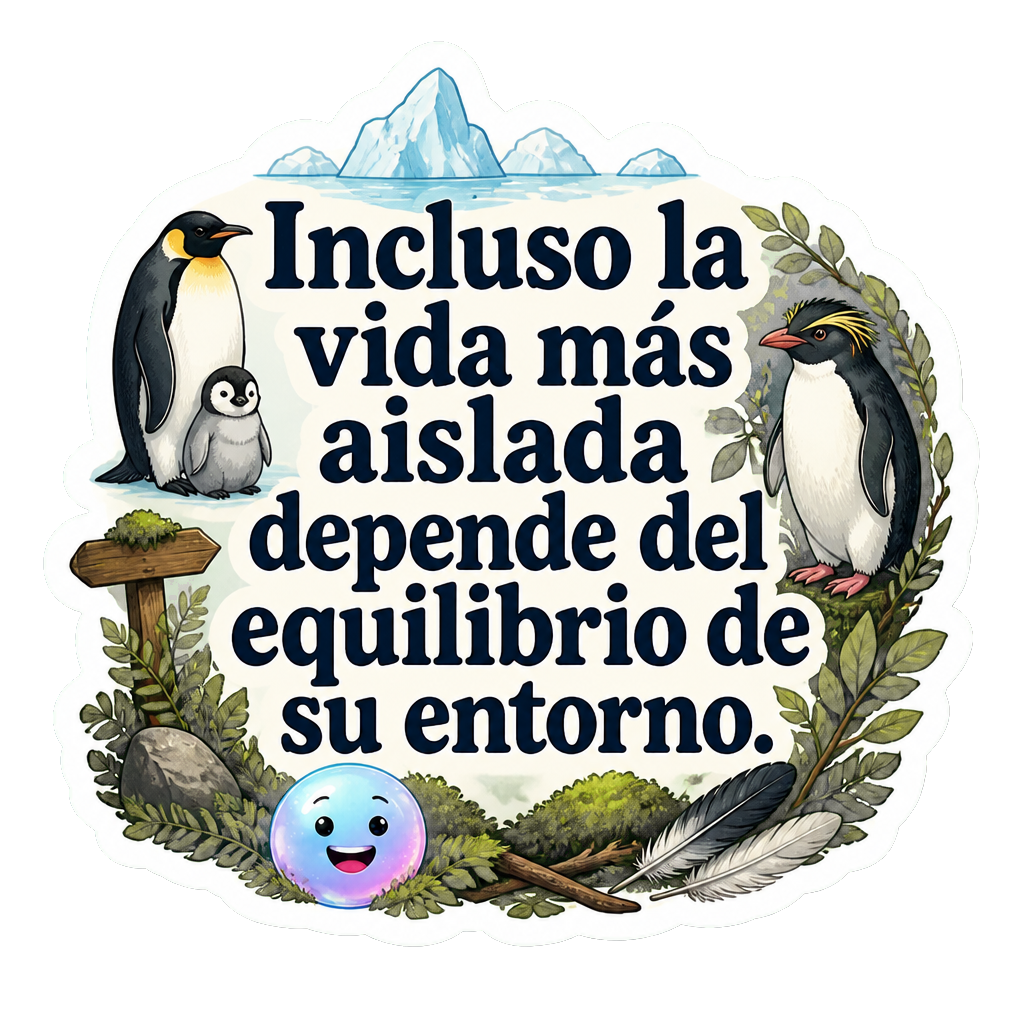 Incluso la vida más aislada depende del equilibrio de su entorno.