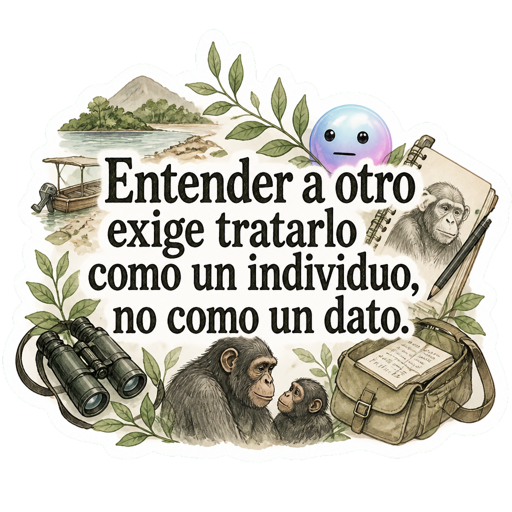 Entender a otro exige tratarlo como un individuo, no como un dato.