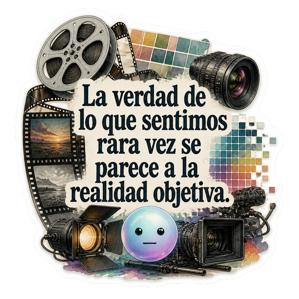 La verdad de lo que sentimos rara vez se parece a la realidad objetiva.