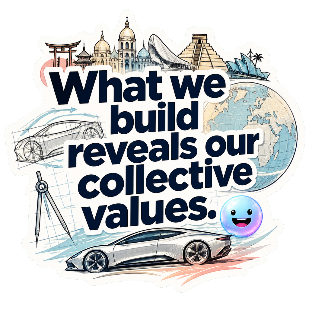 What we build reveals our collective values.