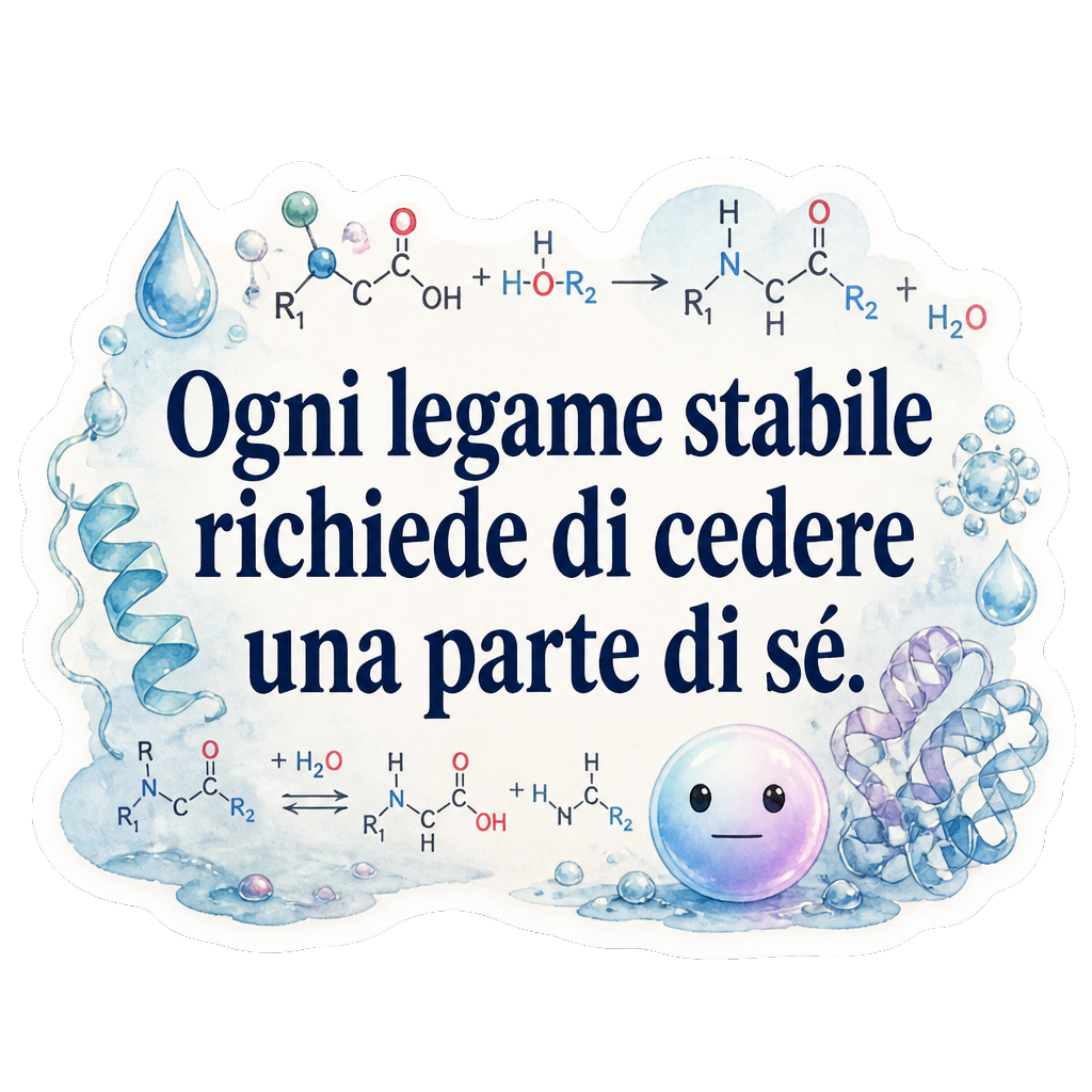 Ogni legame stabile richiede di cedere una parte di sé.