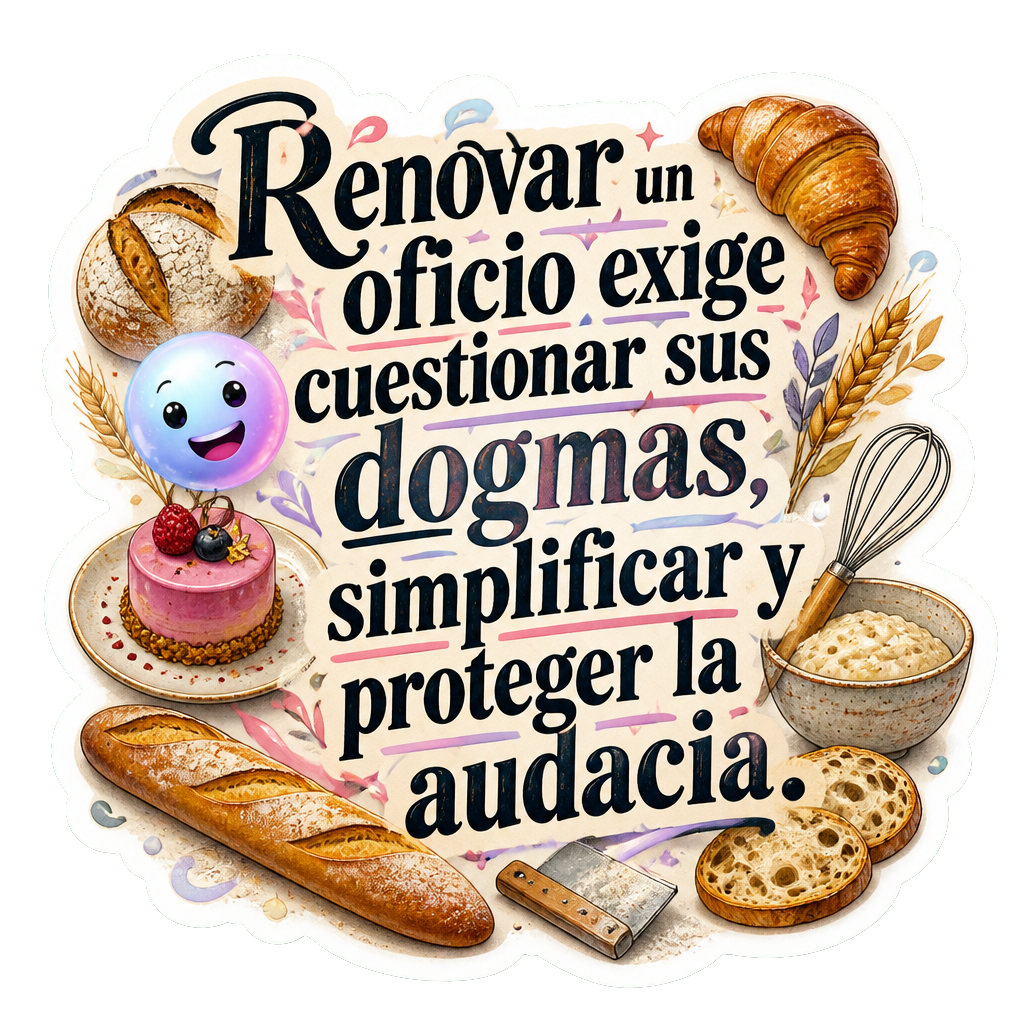 Renovar un oficio exige cuestionar sus dogmas, simplificar y proteger la audacia.