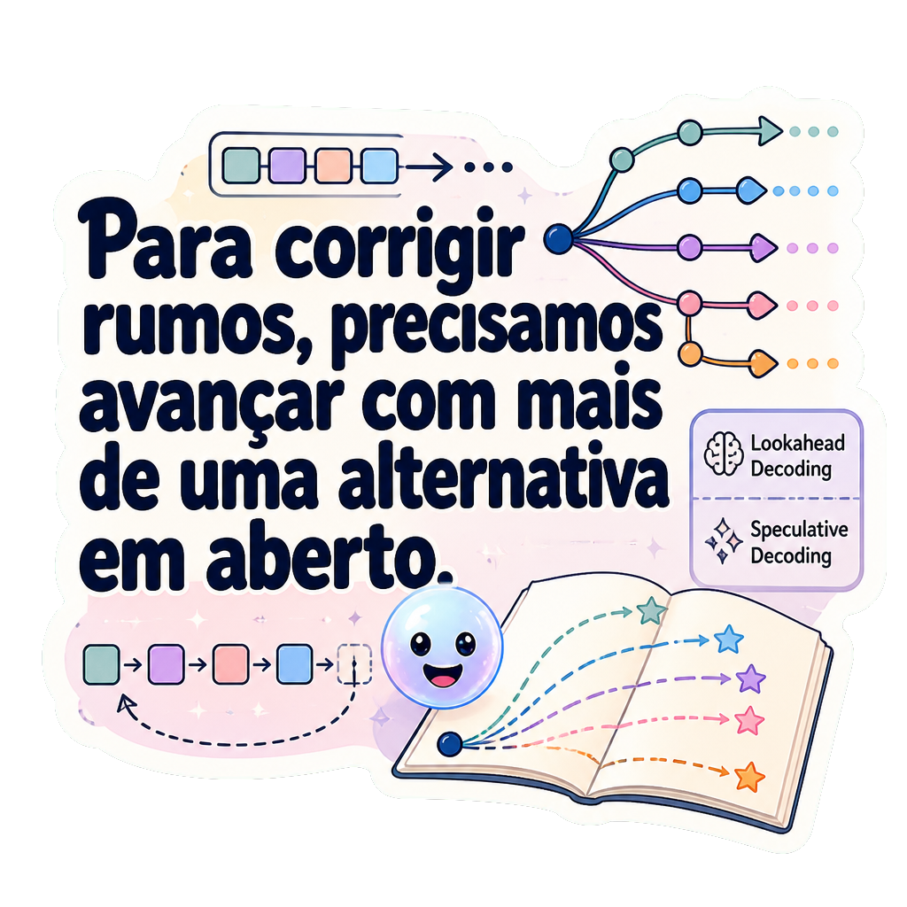 Para corrigir rumos, precisamos avançar com mais de uma alternativa em aberto.