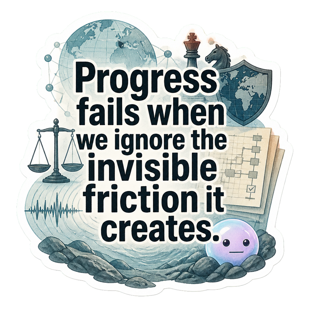 Progress fails when we ignore the invisible friction it creates.