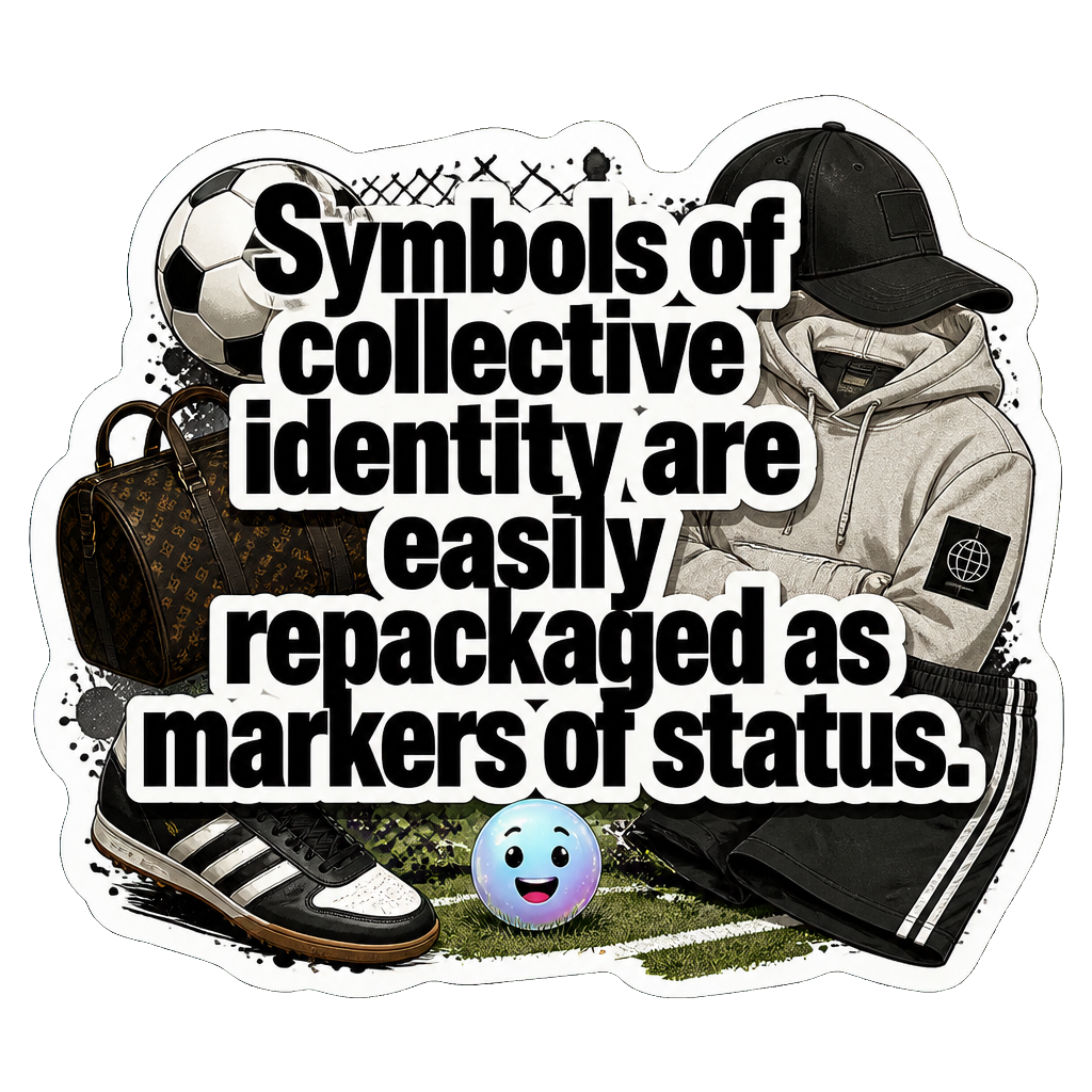 Symbols of collective identity are easily repackaged as markers of status.