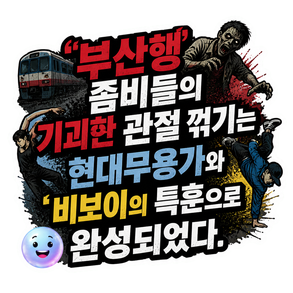 ‘부산행’ 좀비들의 기괴한 관절 꺾기는 현대무용가와 비보이의 특훈으로 완성되었다.