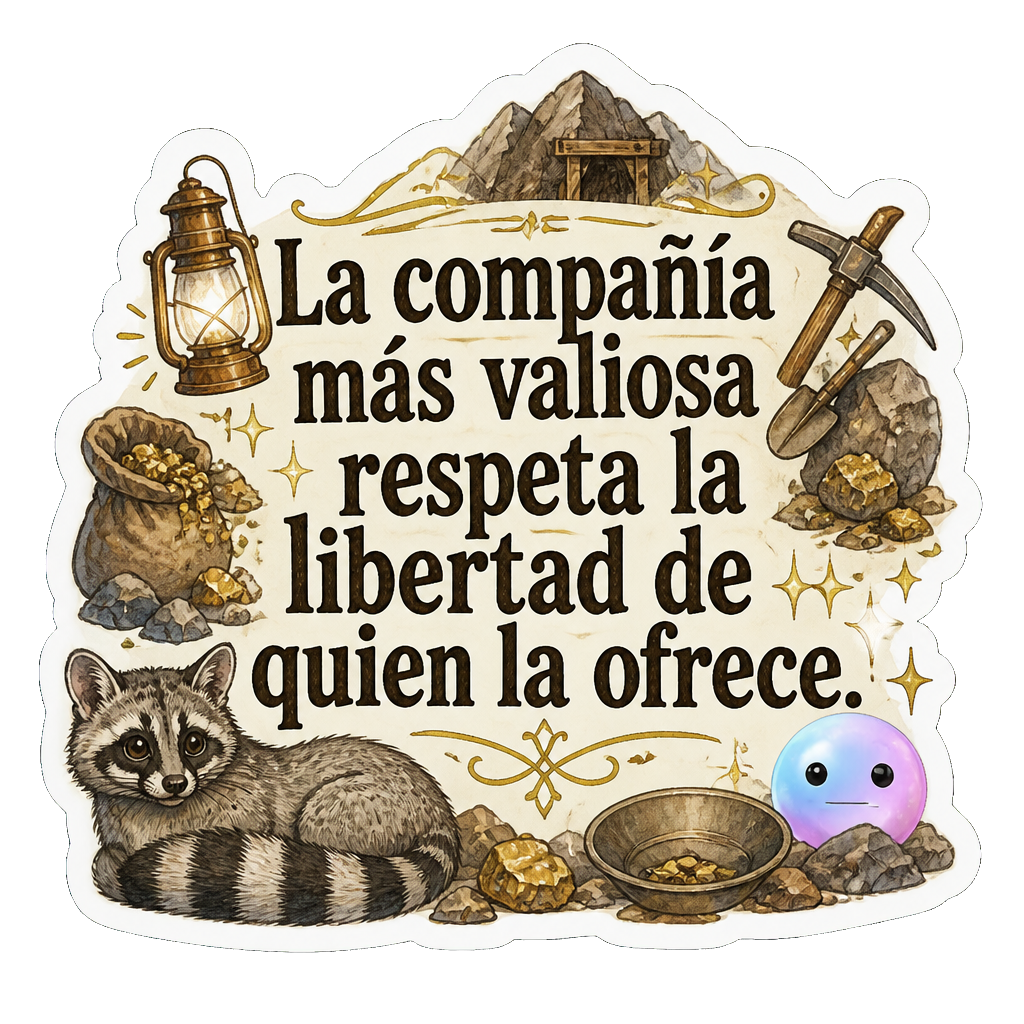 La compañía más valiosa respeta la libertad de quien la ofrece.