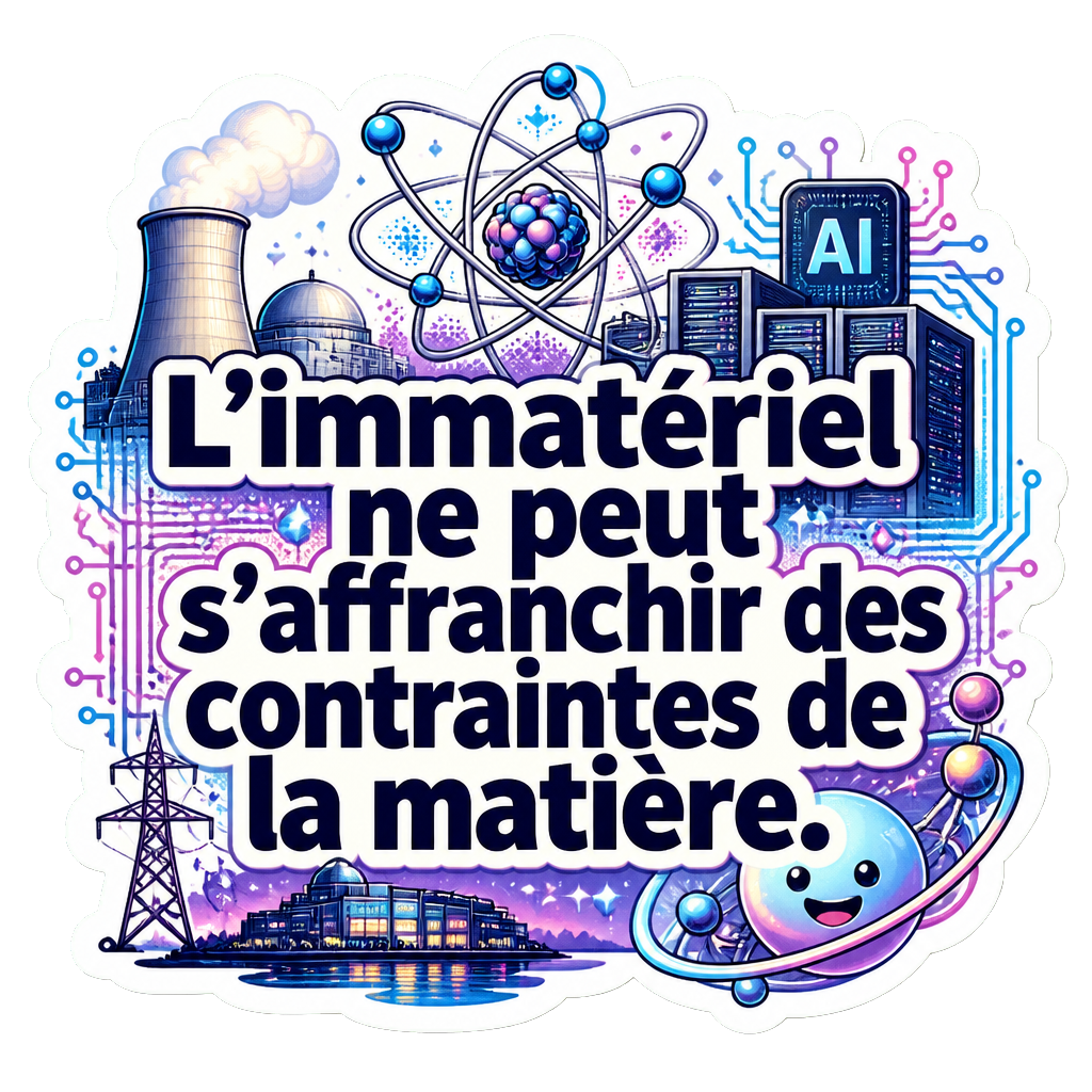 L'immatériel ne peut s'affranchir des contraintes de la matière.