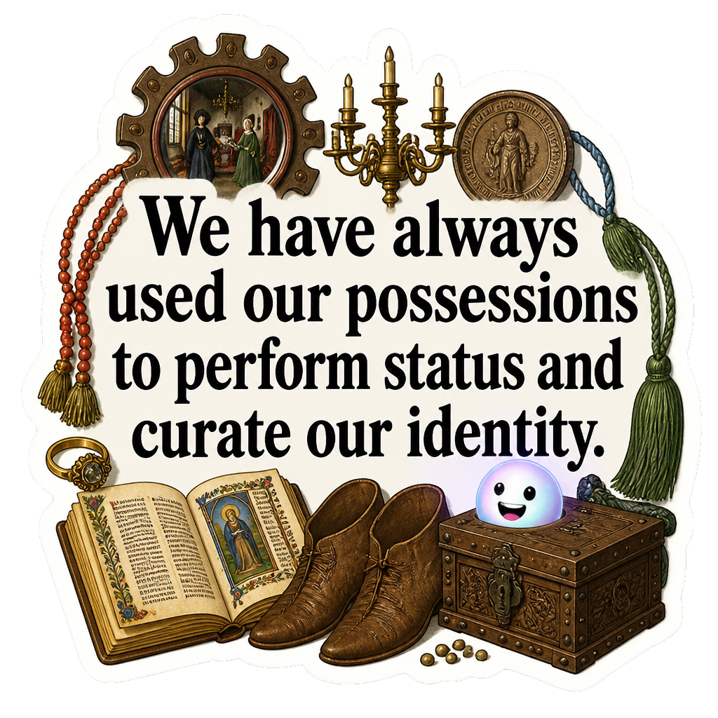 We have always used our possessions to perform status and curate our identity.