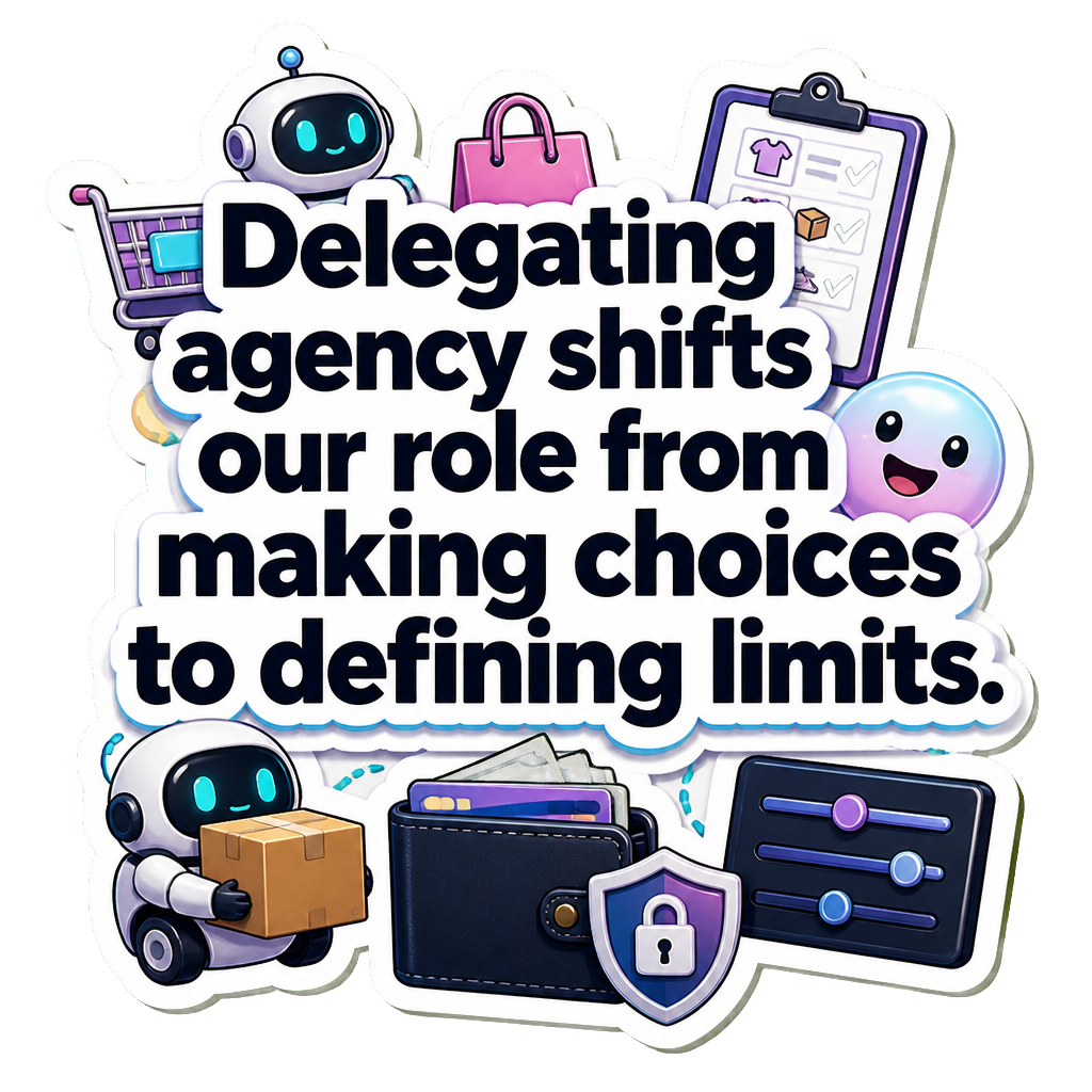 Delegating agency shifts our role from making choices to defining limits.