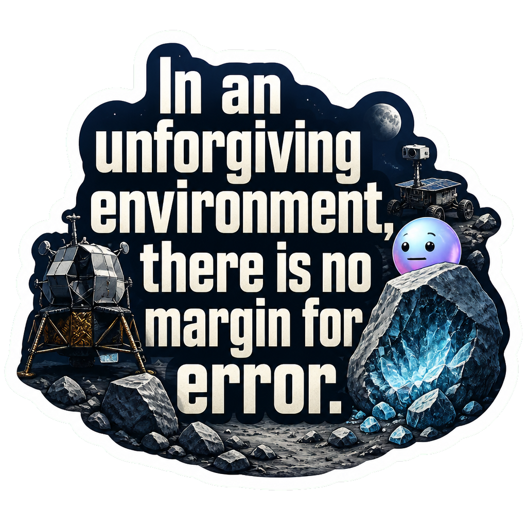 In an unforgiving environment, there is no margin for error.