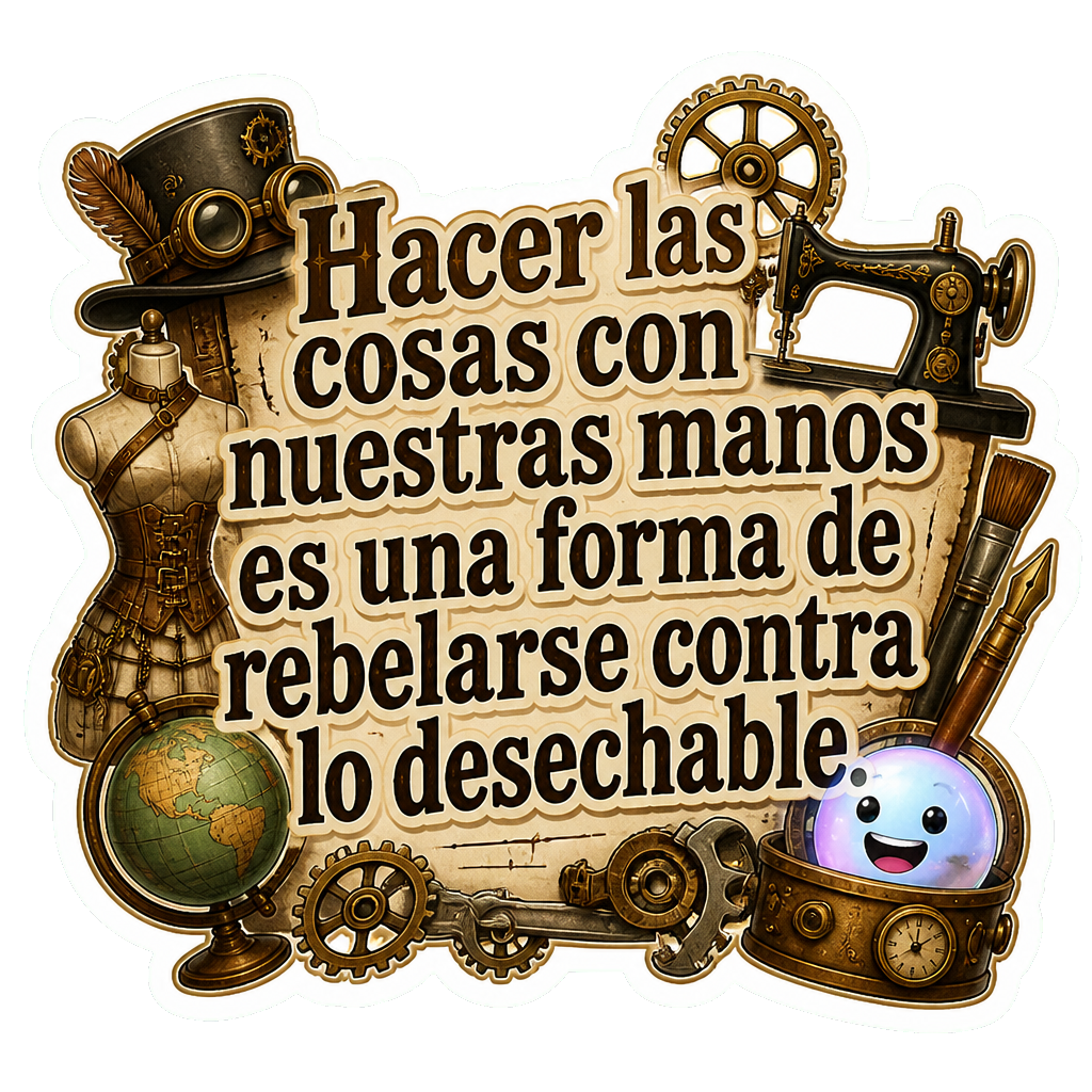 Hacer las cosas con nuestras manos es una forma de rebelarse contra lo desechable.