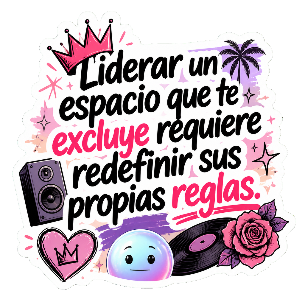 Liderar un espacio que te excluye requiere redefinir sus propias reglas.