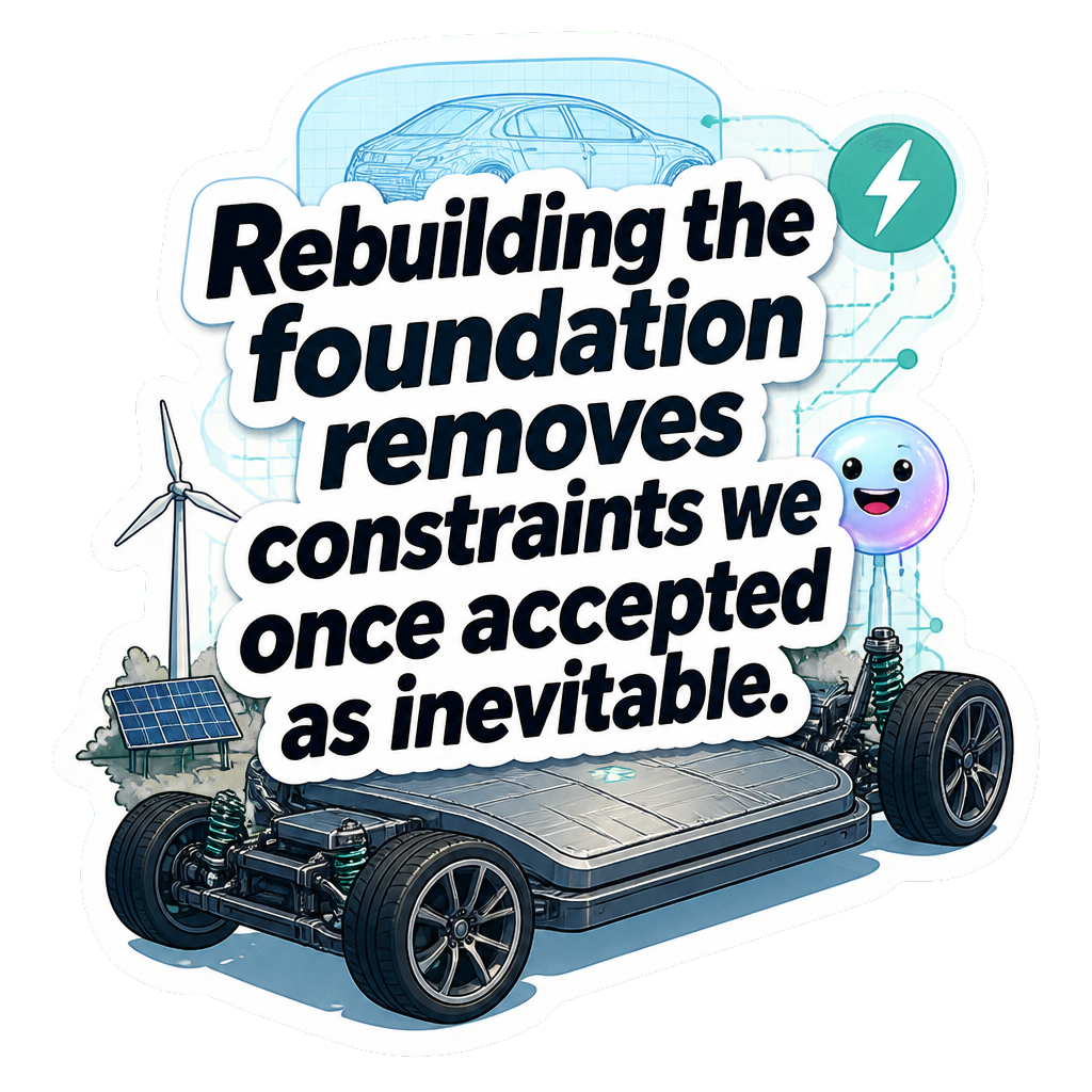Rebuilding the foundation removes constraints we once accepted as inevitable.