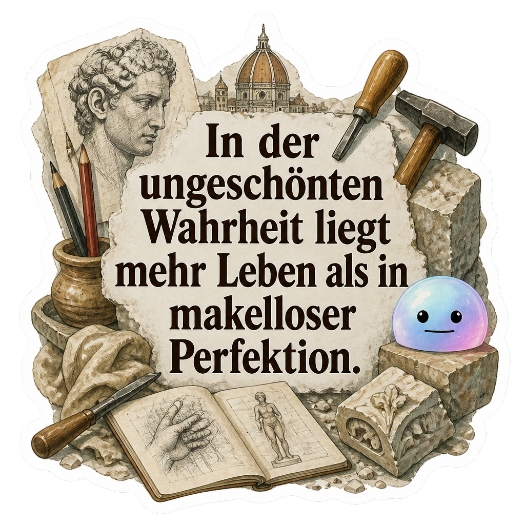 In der ungeschönten Wahrheit liegt mehr Leben als in makelloser Perfektion.