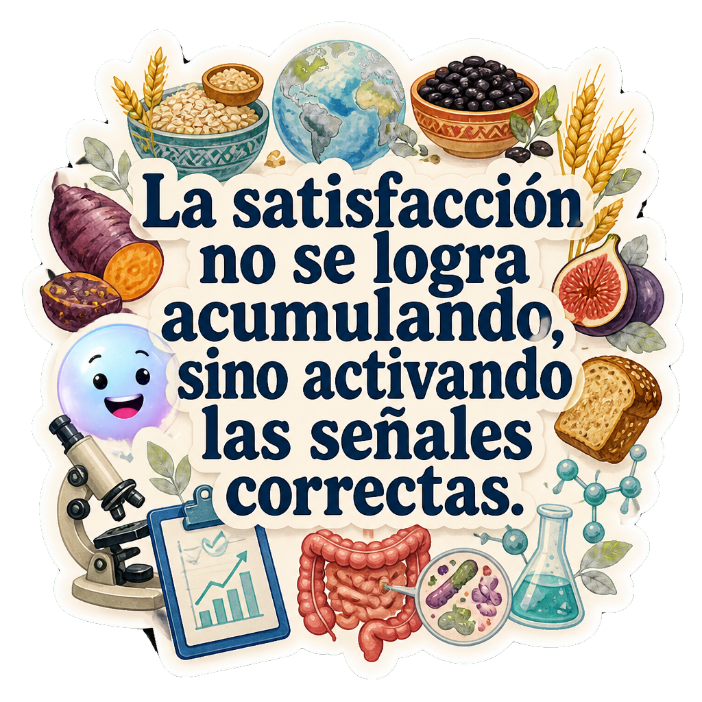 La satisfacción no se logra acumulando, sino activando las señales correctas.