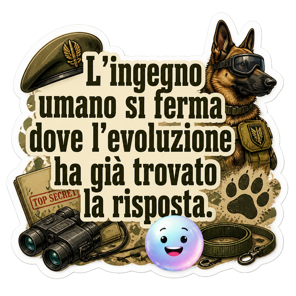 L'ingegno umano si ferma dove l'evoluzione ha già trovato la risposta.