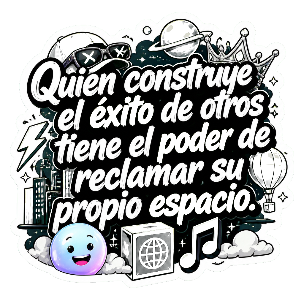 Quien construye el éxito de otros tiene el poder de reclamar su propio espacio.