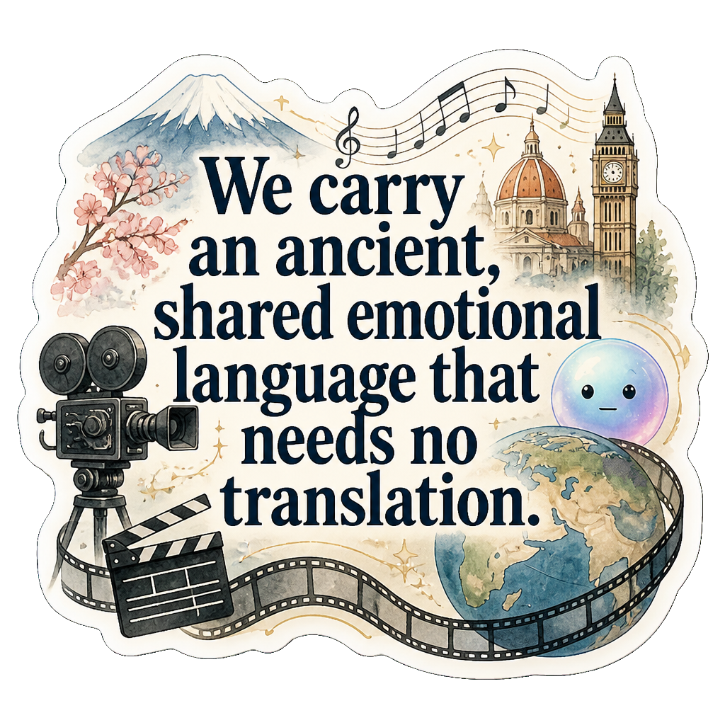We carry an ancient, shared emotional language that needs no translation.