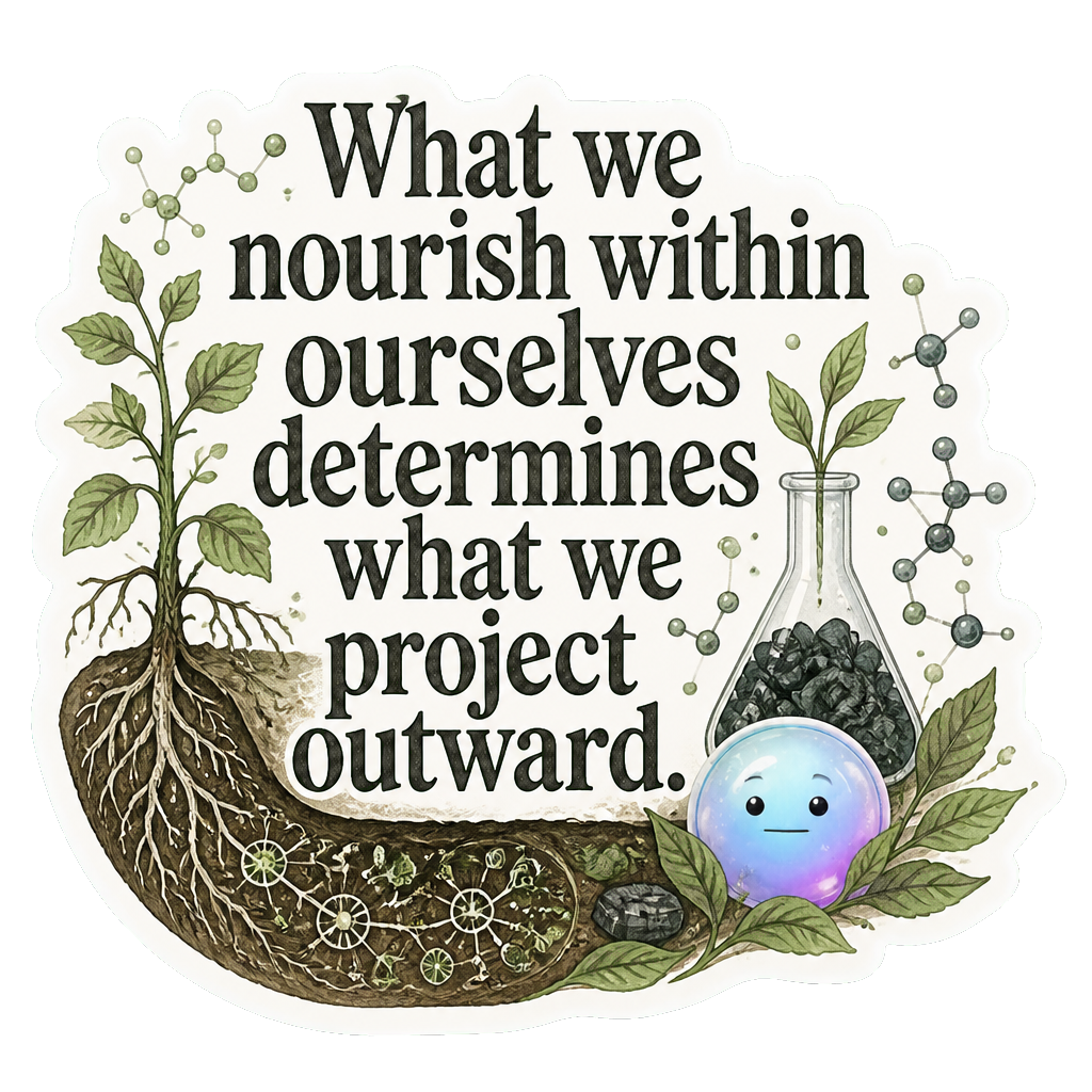 What we nourish within ourselves determines what we project outward.