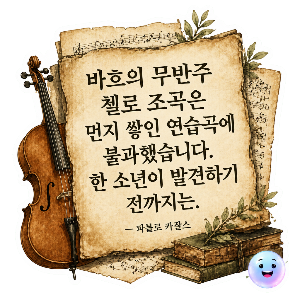 바흐의 무반주 첼로 조곡은 먼지 쌓인 연습곡에 불과했습니다. 한 소년이 발견하기 전까지는.