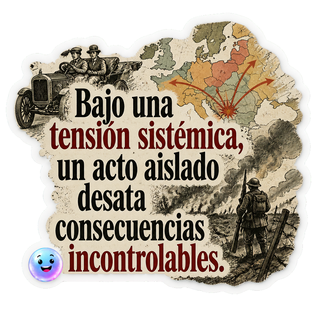 Bajo una tensión sistémica, un acto aislado desata consecuencias incontrolables.