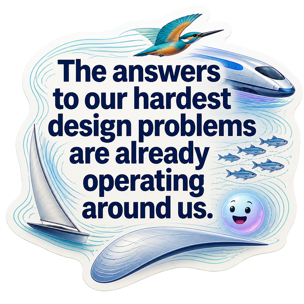 The answers to our hardest design problems are already operating around us.