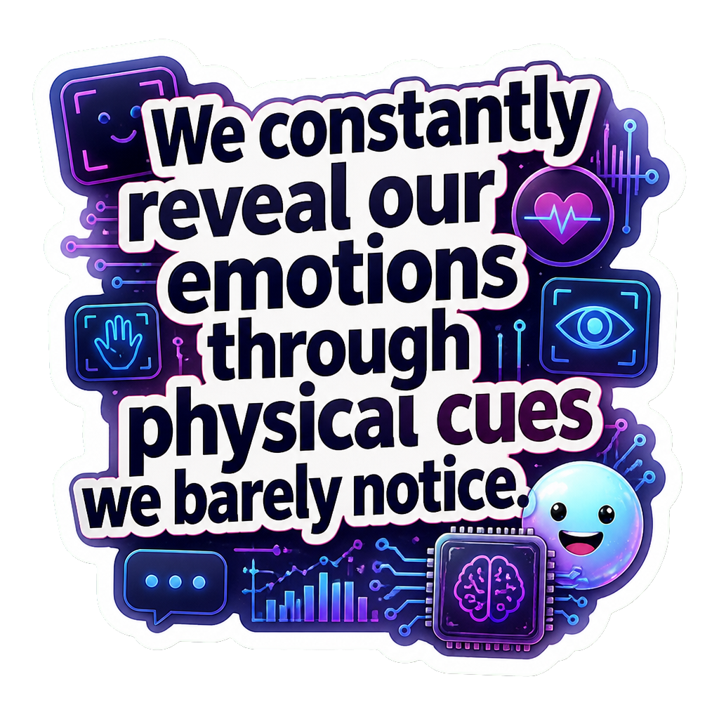 We constantly reveal our emotions through physical cues we barely notice.