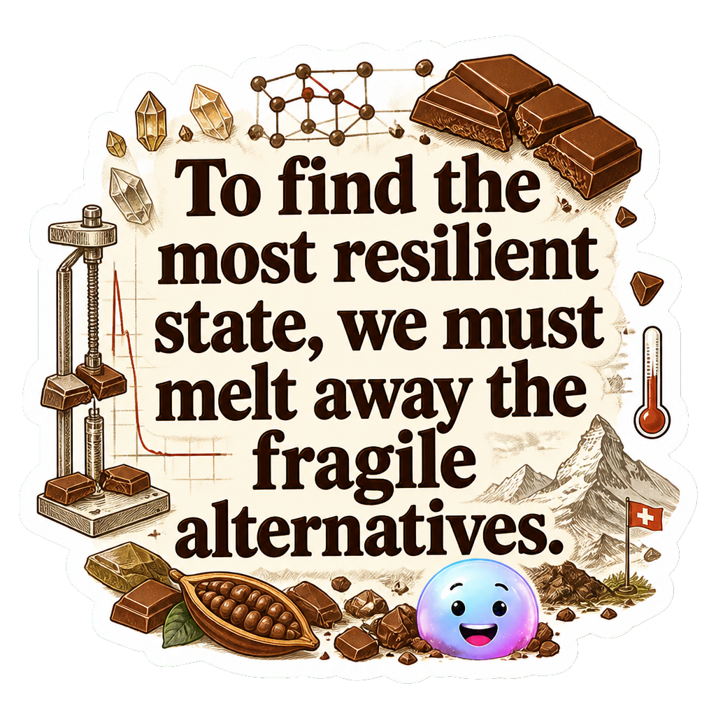 To find the most resilient state, we must melt away the fragile alternatives.