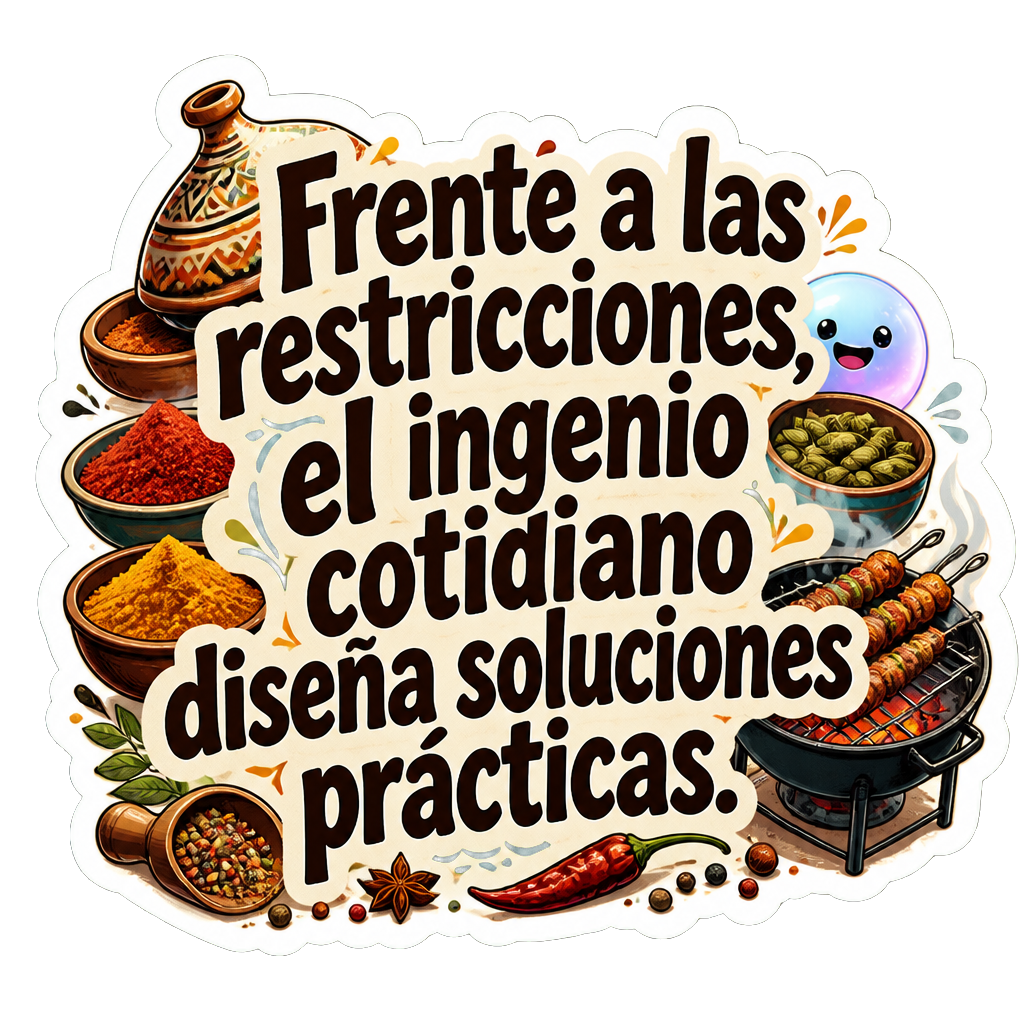 Frente a las restricciones, el ingenio cotidiano diseña soluciones prácticas.