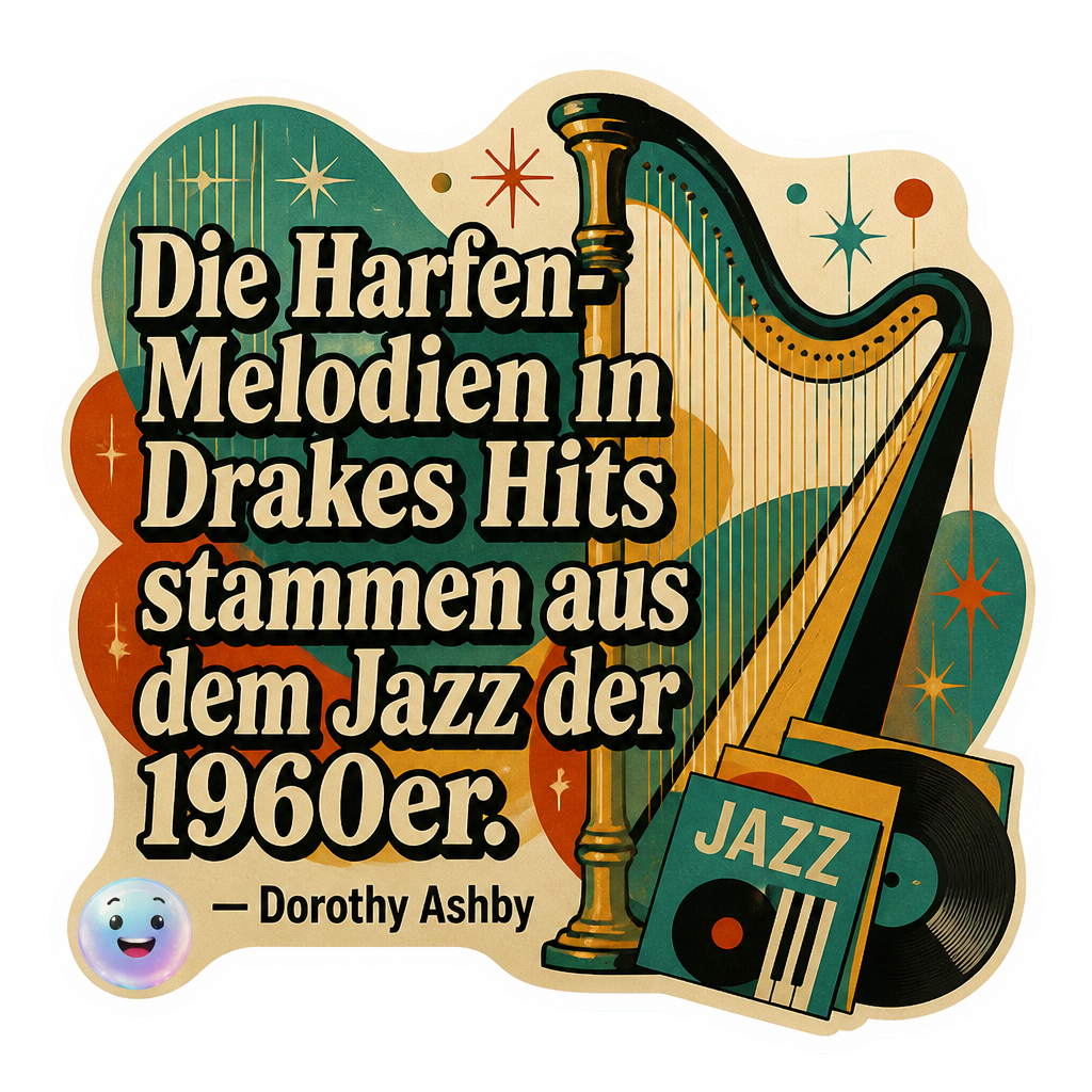 Die Harfen-Melodien in Drakes Hits stammen aus dem Jazz der 1960er.