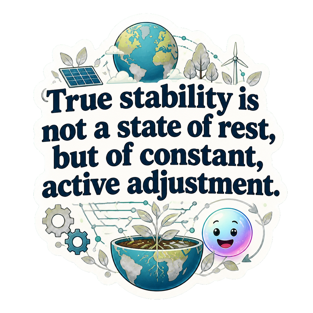 True stability is not a state of rest, but of constant, active adjustment.