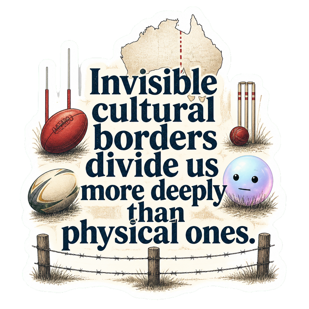Invisible cultural borders divide us more deeply than physical ones.