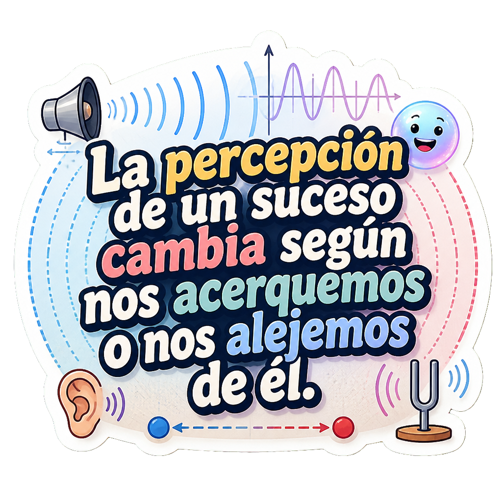 La percepción de un suceso cambia según nos acerquemos o nos alejemos de él.