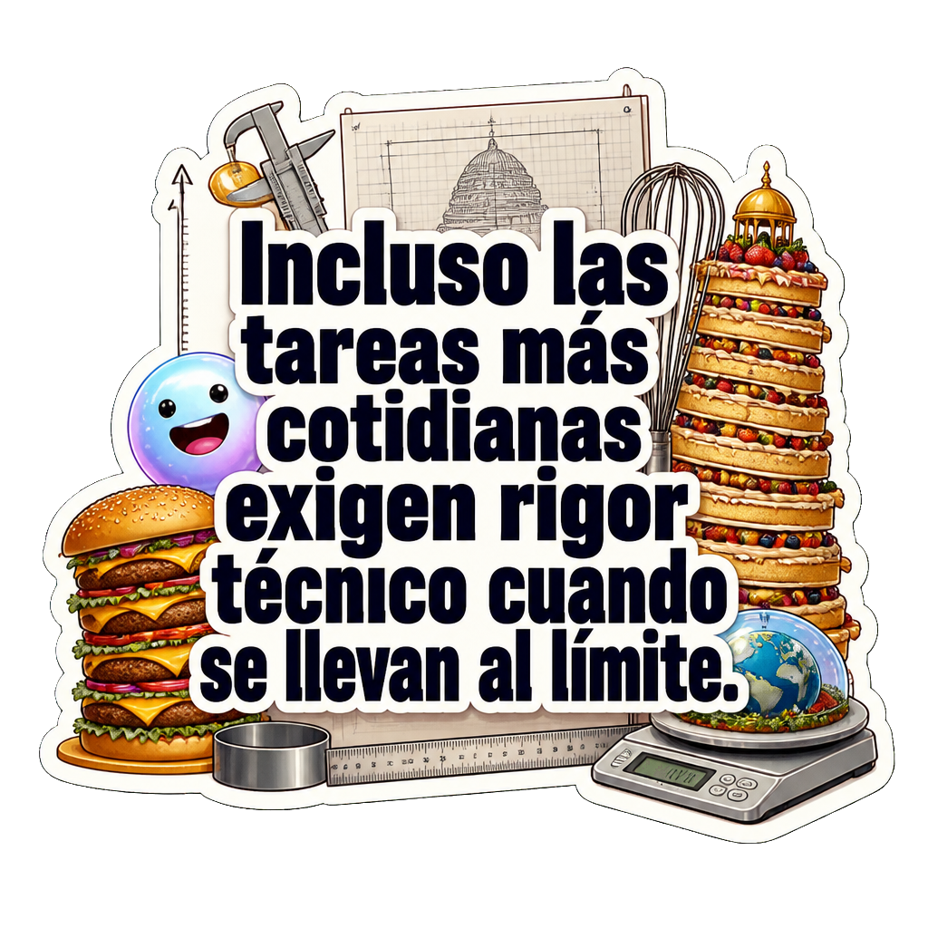 Incluso las tareas más cotidianas exigen rigor técnico cuando se llevan al límite.