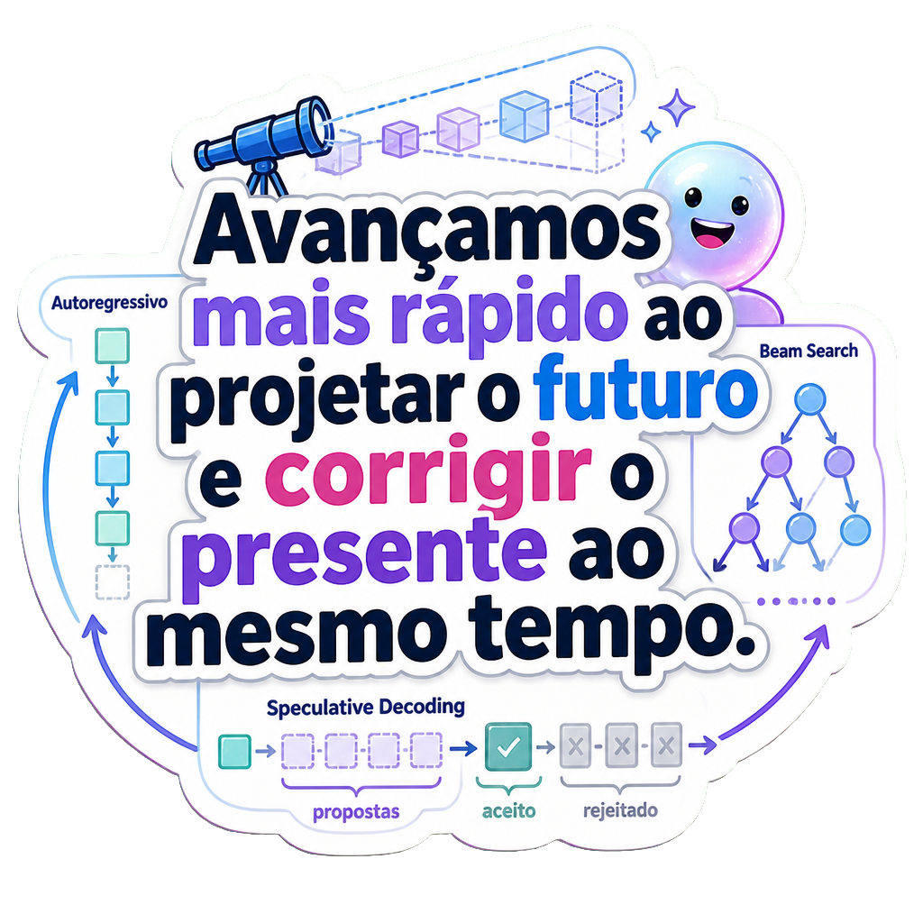 Avançamos mais rápido ao projetar o futuro e corrigir o presente ao mesmo tempo.