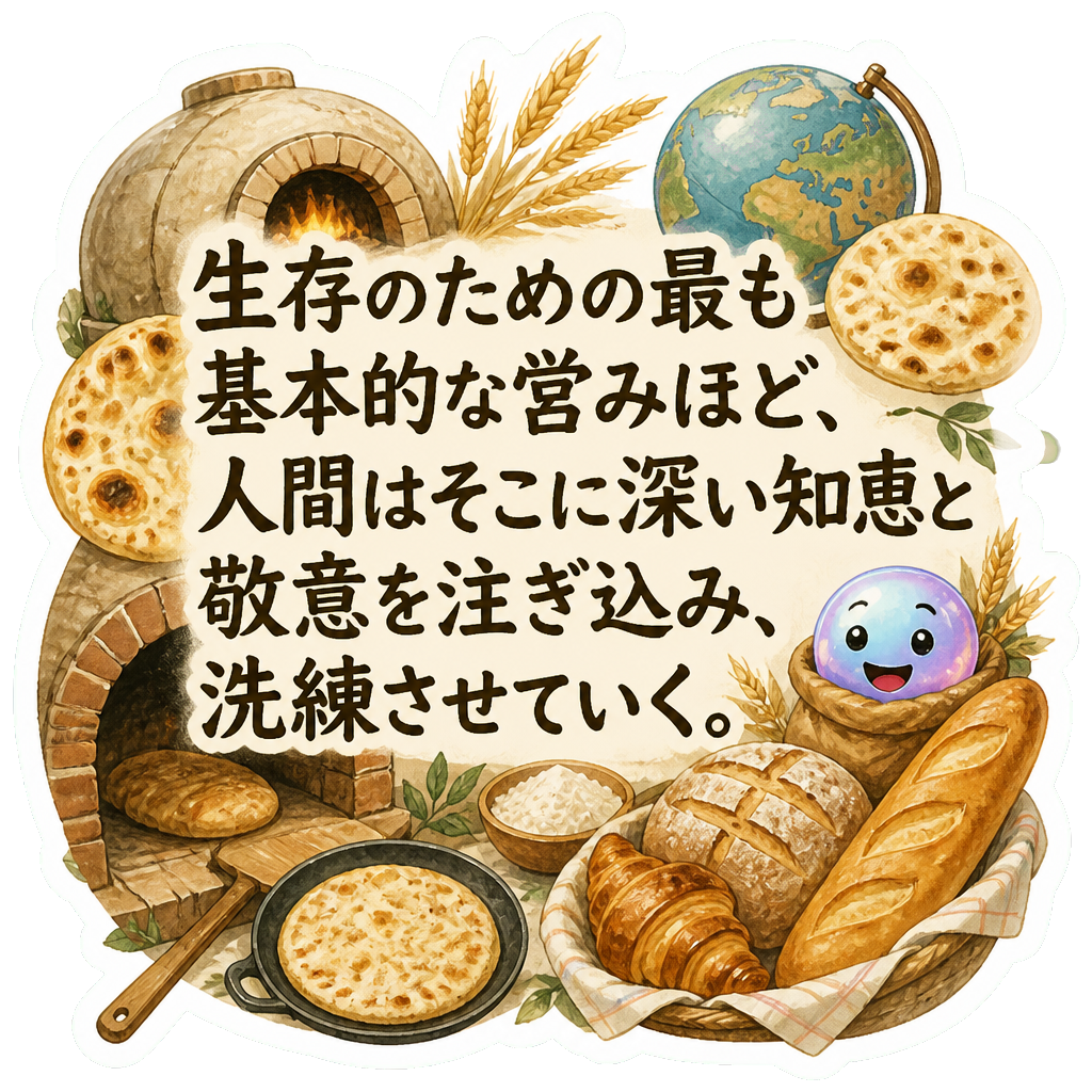 生存のための最も基本的な営みほど、人間はそこに深い知恵と敬意を注ぎ込み、洗練させていく。