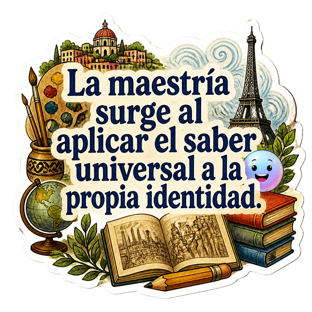 La maestría surge al aplicar el saber universal a la propia identidad.
