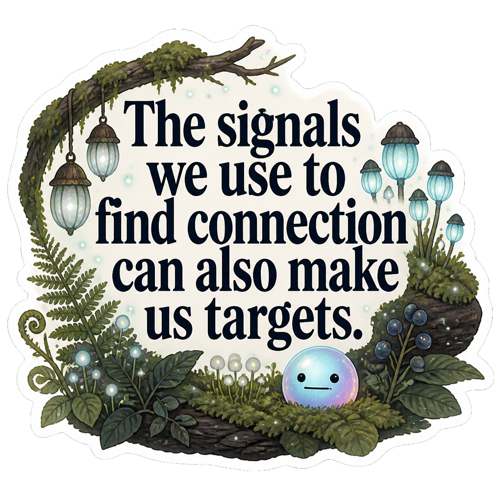 The signals we use to find connection can also make us targets.