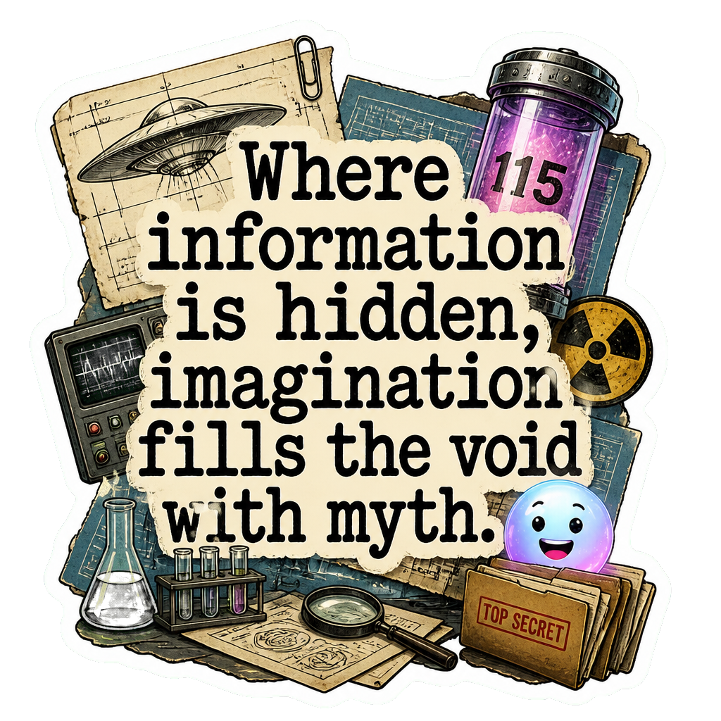 Where information is hidden, imagination fills the void with myth.
