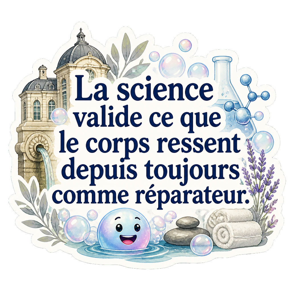 La science valide ce que le corps ressent depuis toujours comme réparateur.