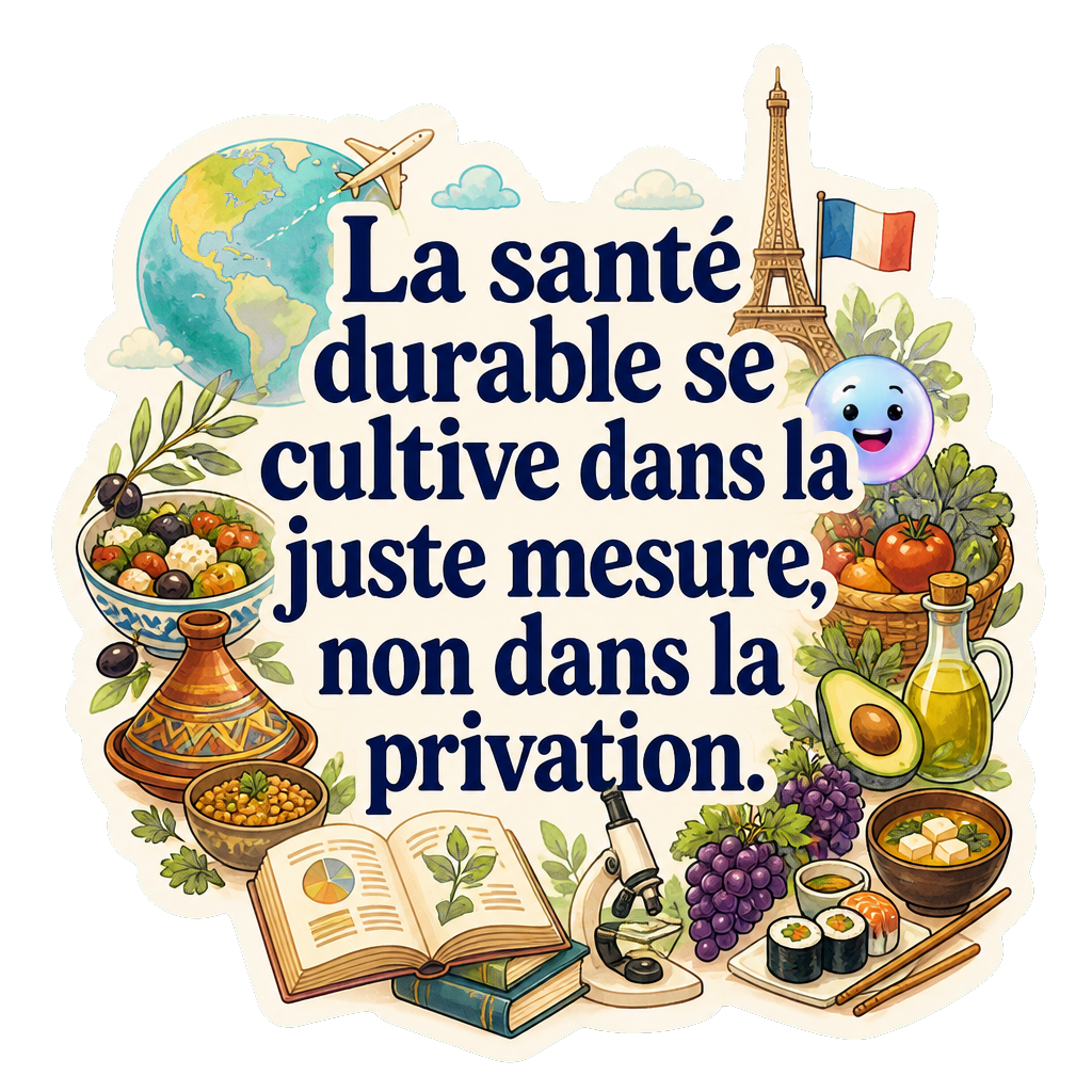 La santé durable se cultive dans la juste mesure, non dans la privation.